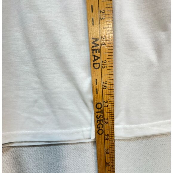 Highland Cow Graphic T-Shirt Womens 2XL White Casual Tee Crew Neck Short Sleeve - Picture 7 of 10